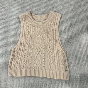 Pull&Bear Cream Knit Sweater